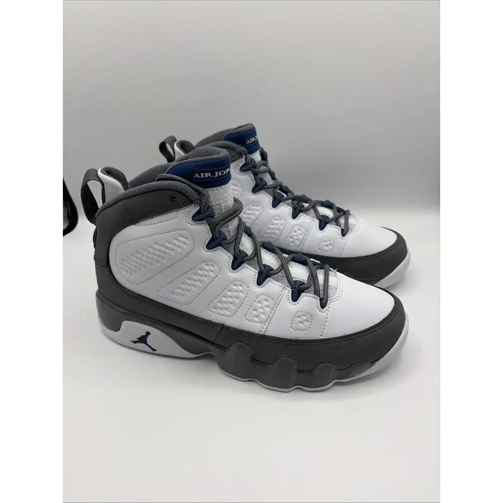 Jordan Air Jordan 9 Retro (GS) White/Blue/Gray Kids Sneaker 7Y HV4574-100